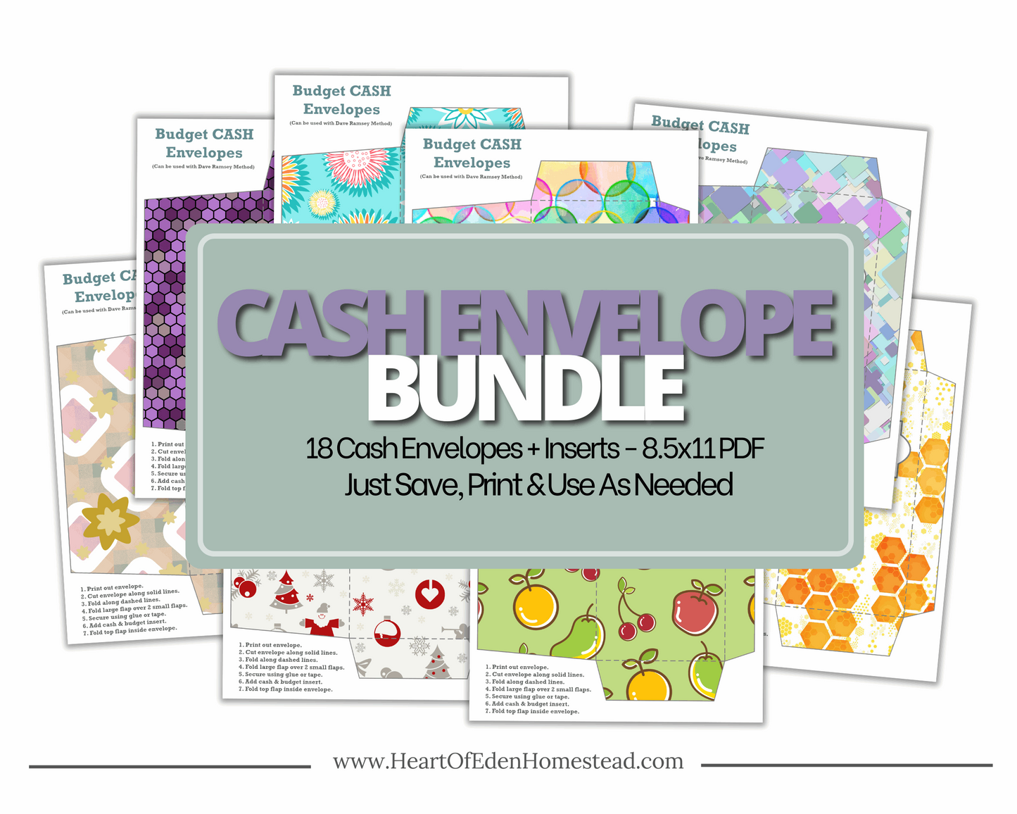 Budget Cash Envelopes Bundle