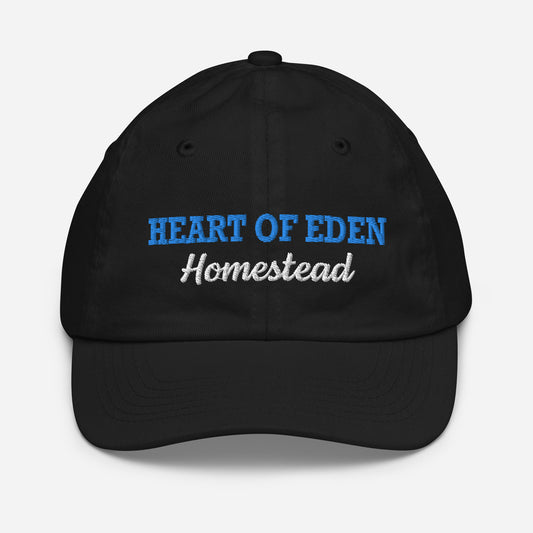 Heart Of Eden Homestead - Youth Hat (Black)