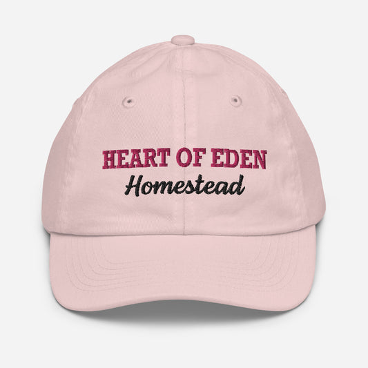 Heart Of Eden Homestead - Youth Hat (Pink)